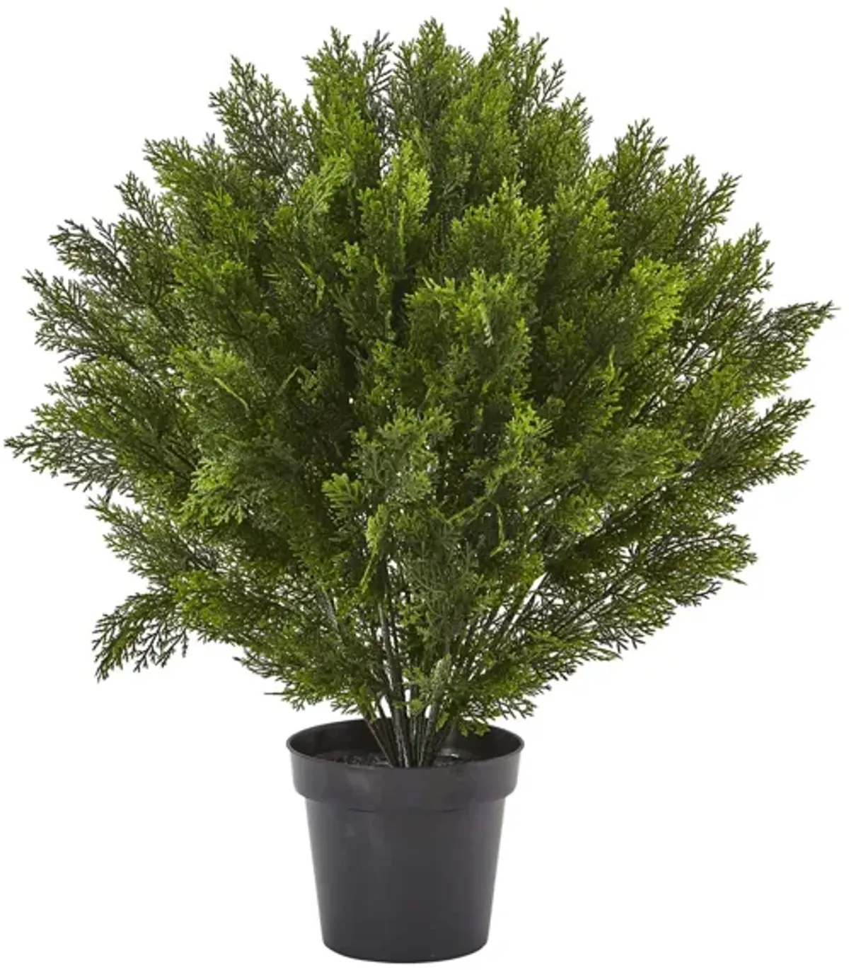 Large Cedar Artificial Bush (Indoor/Outdoor) in Green by Bellanest