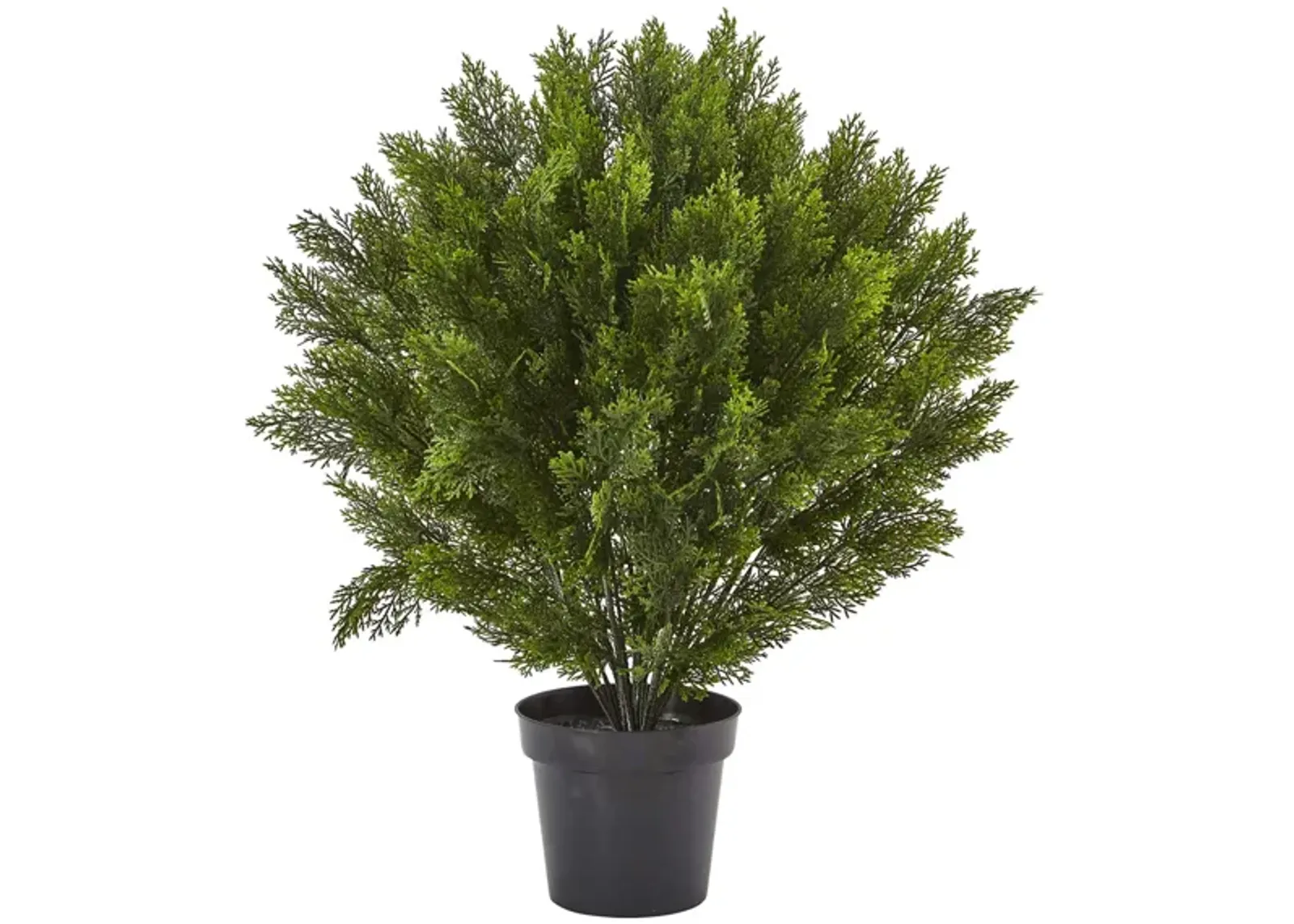 Large Cedar Artificial Bush (Indoor/Outdoor) in Green by Bellanest