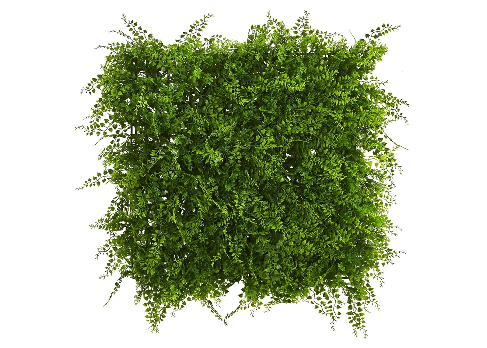 Lush Mediterranean Artificial Fern Wall Panel (Indoor/Outdoor) in Green by Bellanest