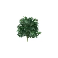 Bamboo Palm Artificial Plant: Set of 2 in Green by Bellanest