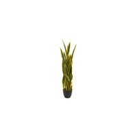 Tall Sansevieria Artificial Plant in Green by Bellanest