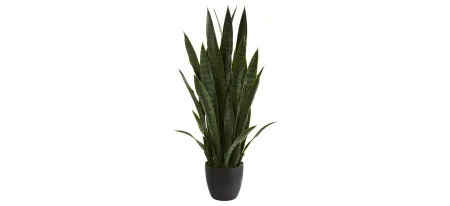 Sansevieria Artificial Plant in Green by Bellanest