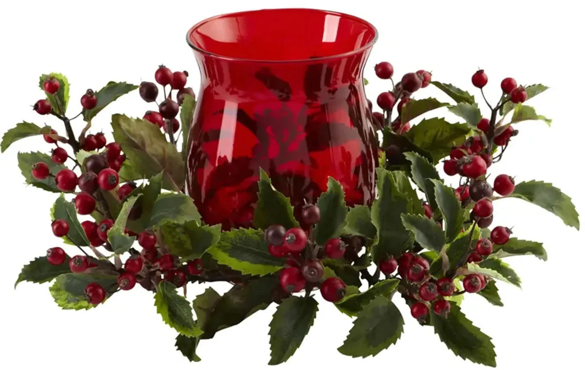 Holly Berry Candelabrum
