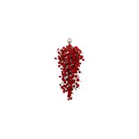 28” Plum Blossom Teardrop in Red by Bellanest