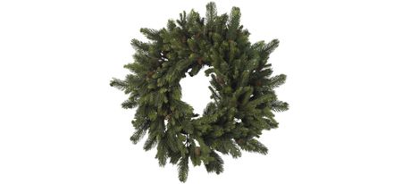 30” Pine & Pinecone Wreath in Green by Bellanest