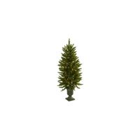 4' Christmas Tree with Urn & Clear Lights in Green by Bellanest