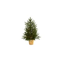 2.5ft Christmas Tree with Planter & Clear Lights in Copper by Bellanest