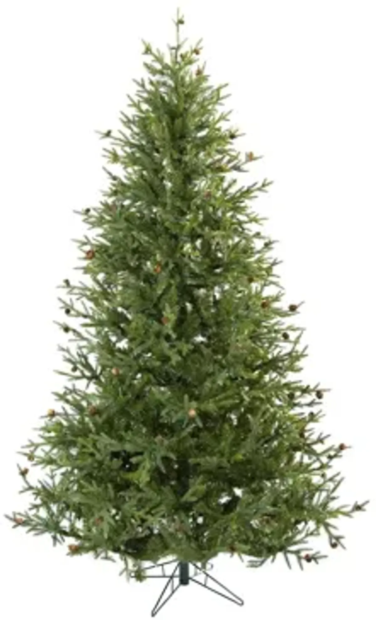 7.5' Classic Pine & Pinecone Christmas Tree