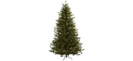 7.5' Classic Pine & Pinecone Christmas Tree in Green by Bellanest