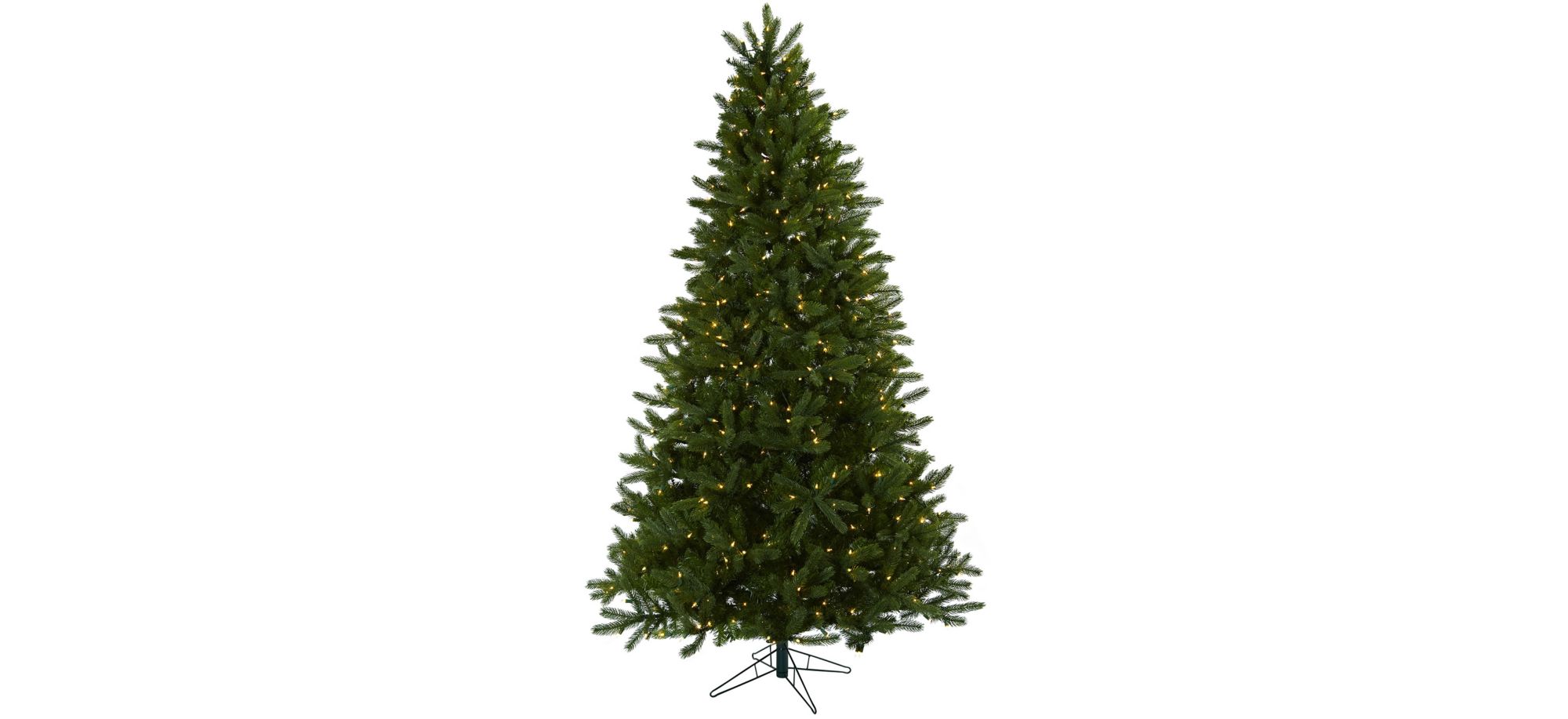 7.5' Rembrandt Christmas Tree with Clear Lights in Green by Bellanest