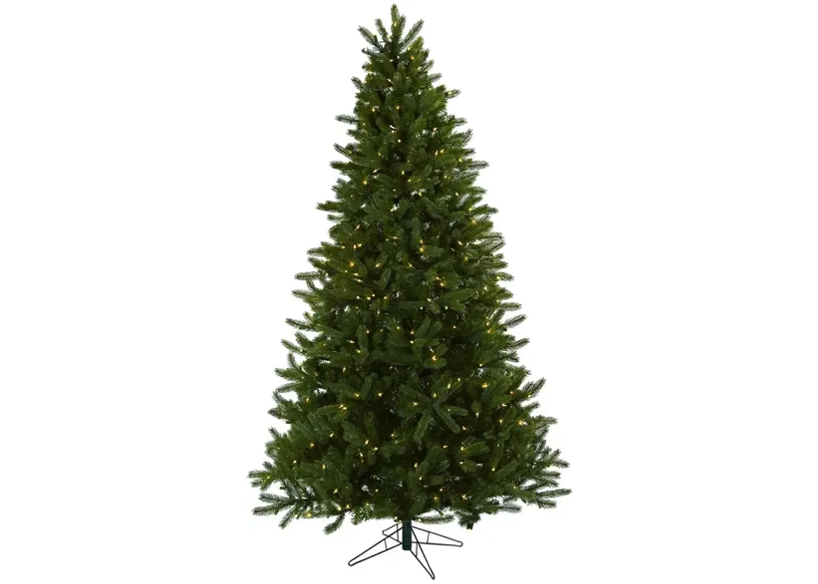 7.5' Rembrandt Christmas Tree with Clear Lights in Green by Bellanest