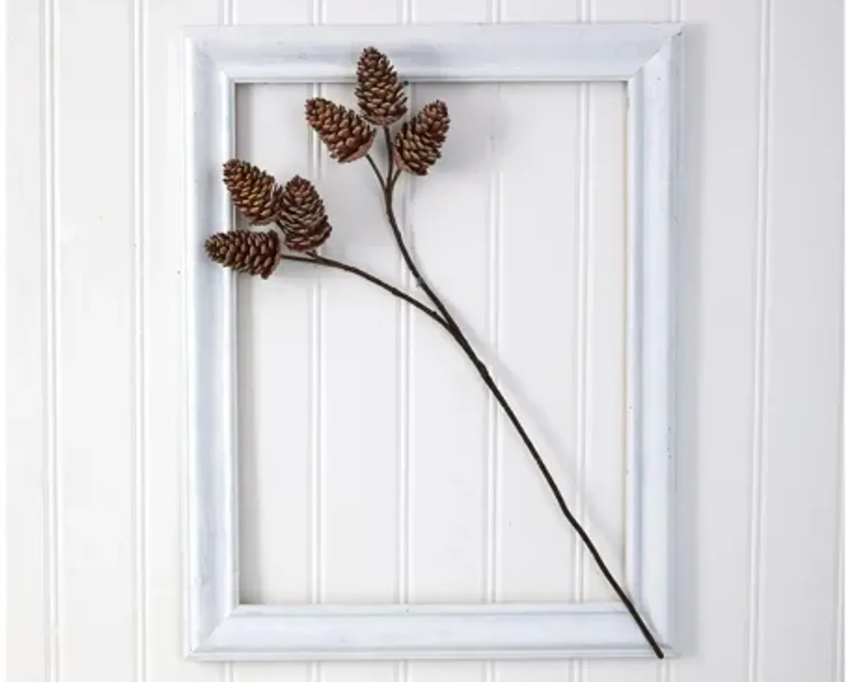 32" Pinecone Artificial Spray: Set of 6