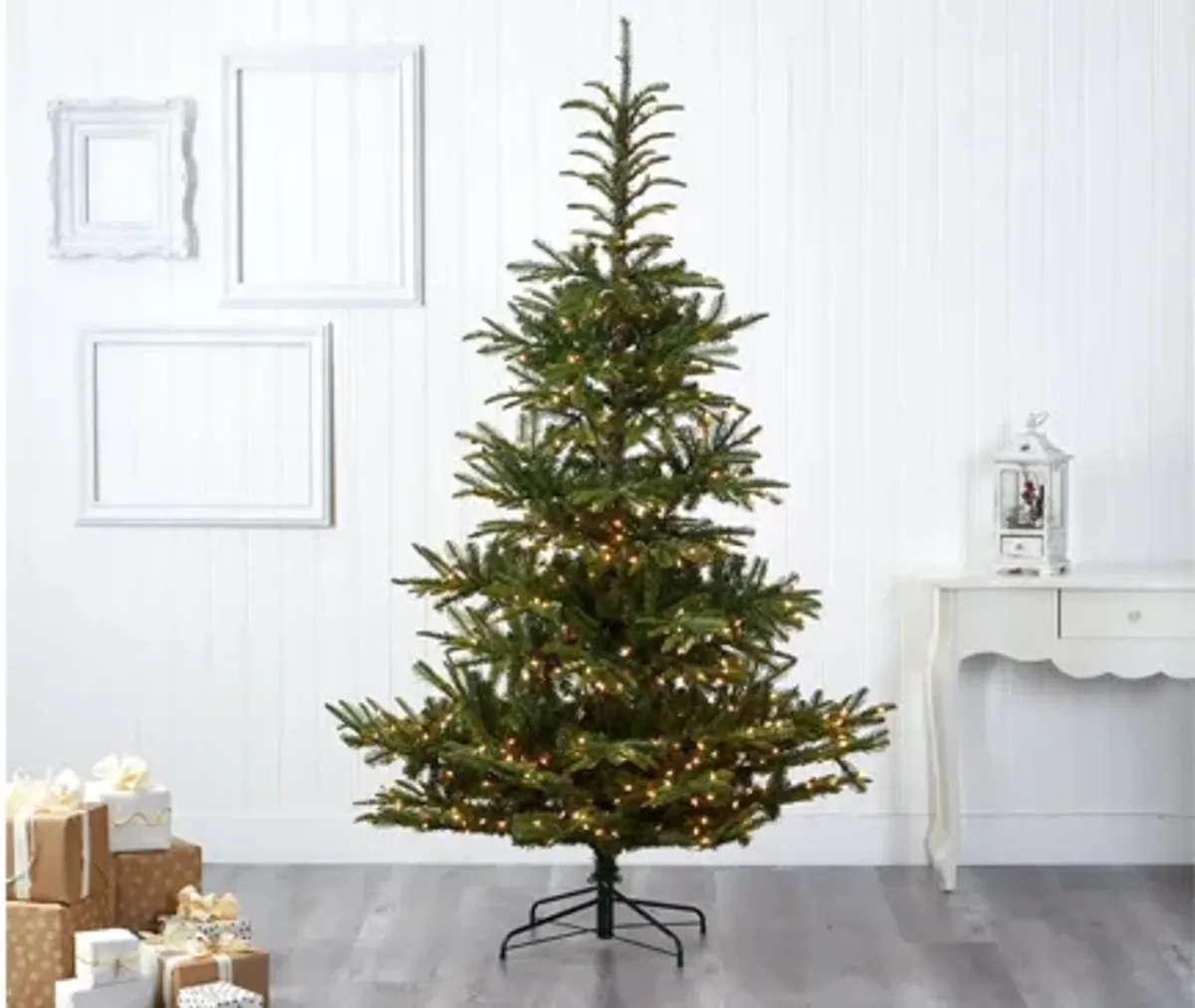 7.5ft. Pre-Lit Layered Washington Spruce Artificial Christmas Tree