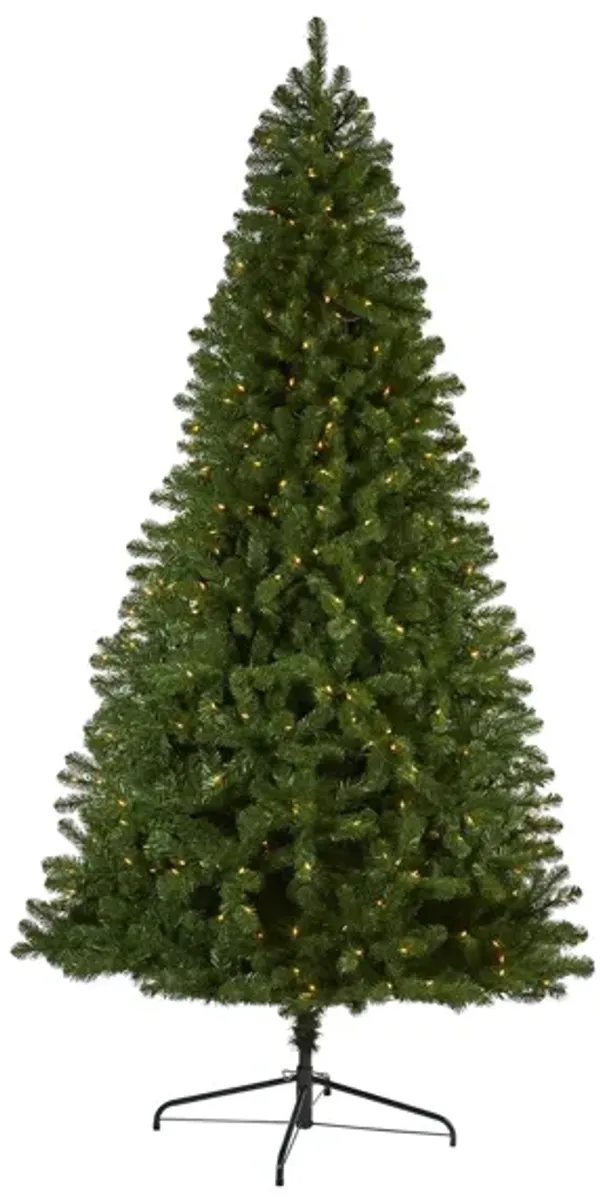 9ft. Pre-Lit Virginia Fir Artificial Christmas Tree