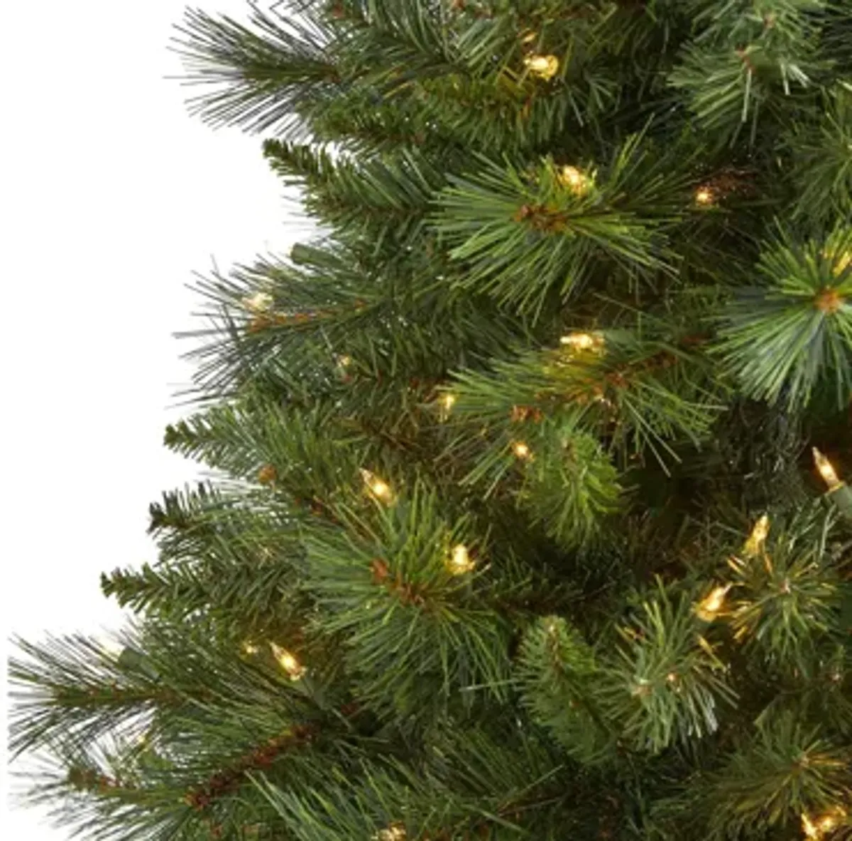 6ft. Pre-Lit Slim West Virginia Mountain Pine Artificial Christmas Tree