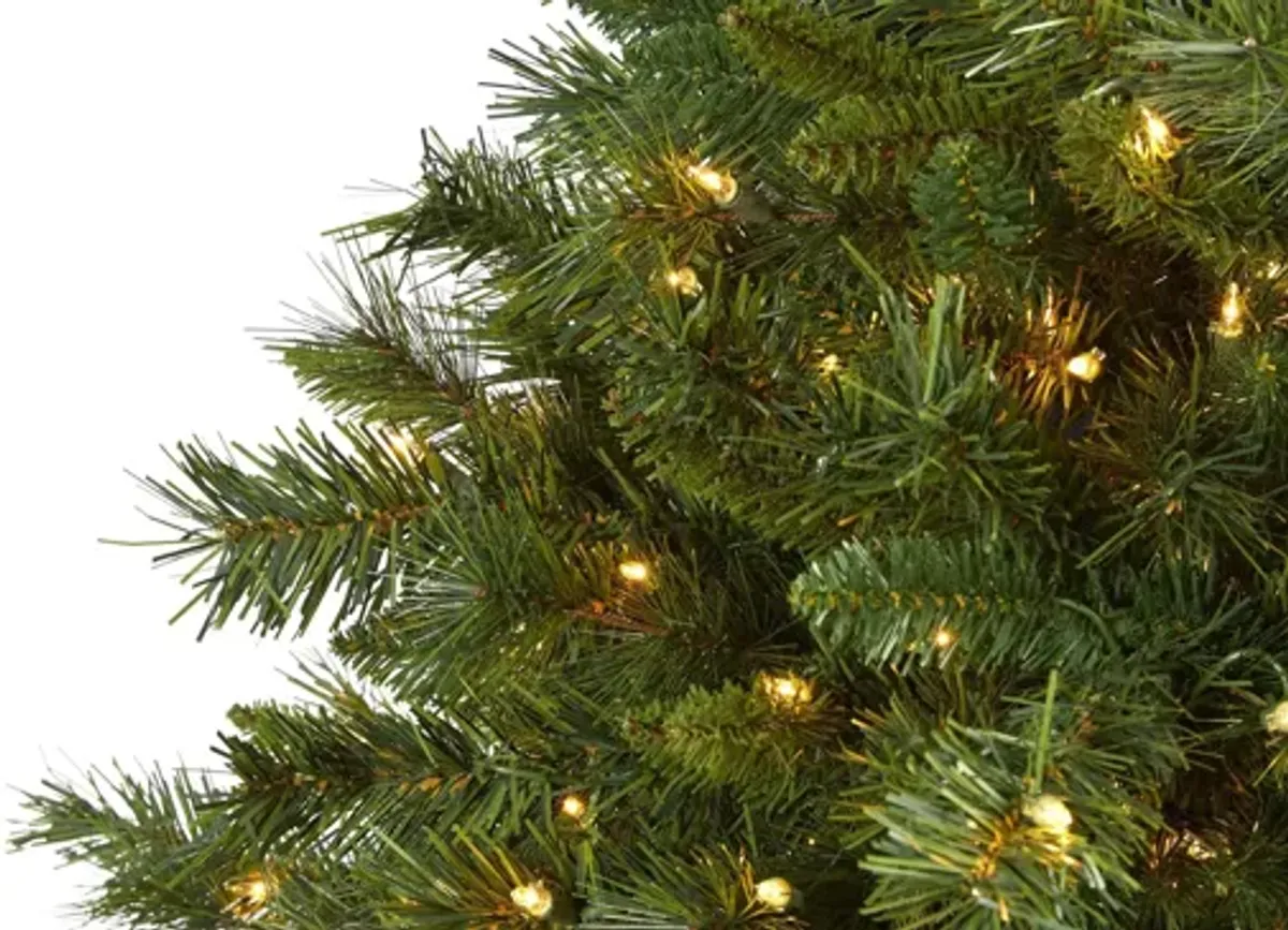 6ft. Pre-Lit Wyoming Mixed Pine Artificial Christmas Tree