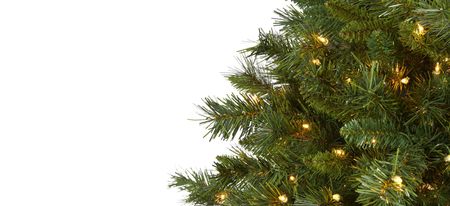 6ft. Pre-Lit Wyoming Mixed Pine Artificial Christmas Tree in Green by Bellanest