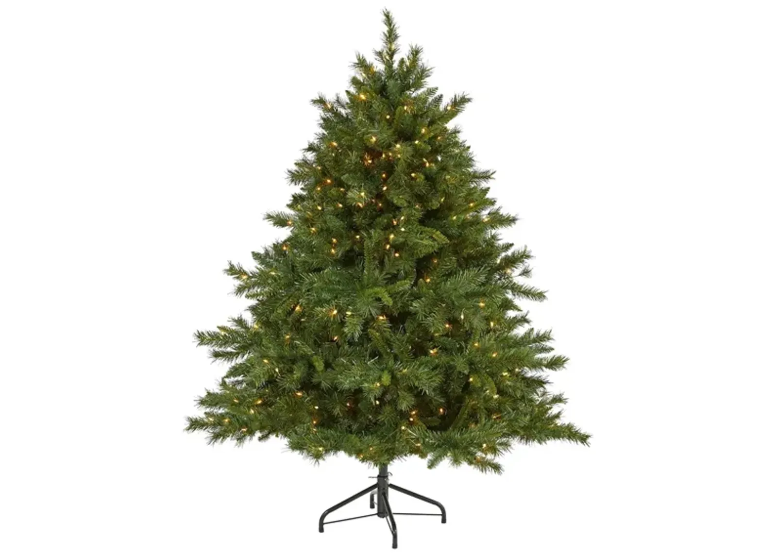 6ft. Pre-Lit Wyoming Mixed Pine Artificial Christmas Tree in Green by Bellanest