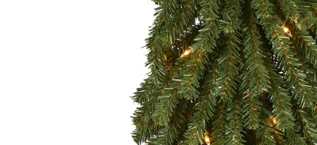 3ft. Pre-Lit Grand Alpine Artificial Christmas Tree in Green by Bellanest