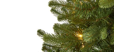 3ft. Pre-Lit Washington Fir Artificial Christmas Tree in Green by Bellanest