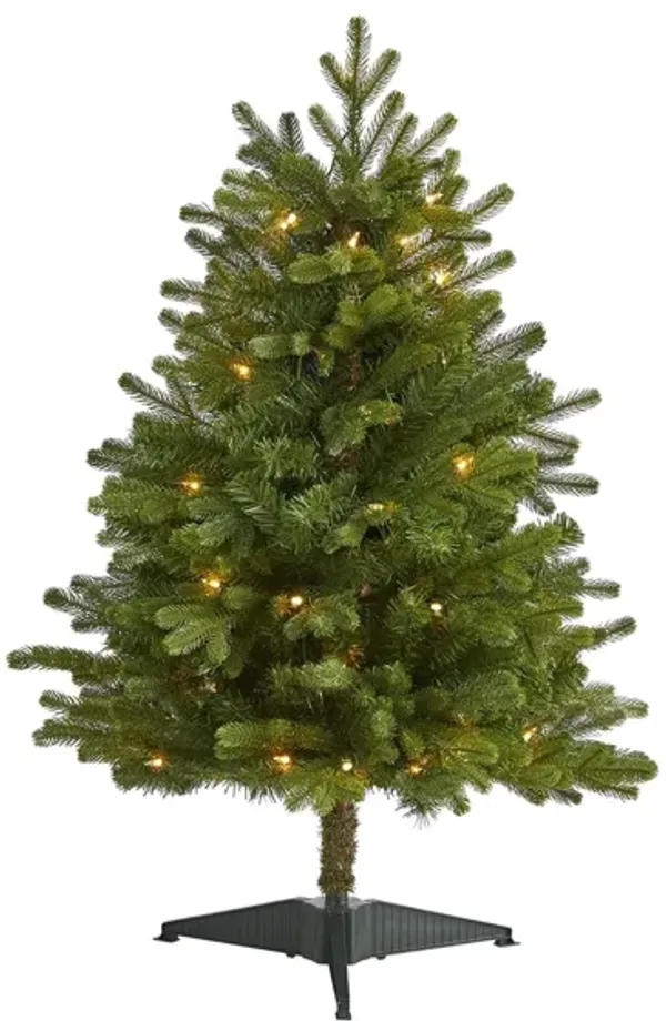3ft. Pre-Lit Washington Fir Artificial Christmas Tree