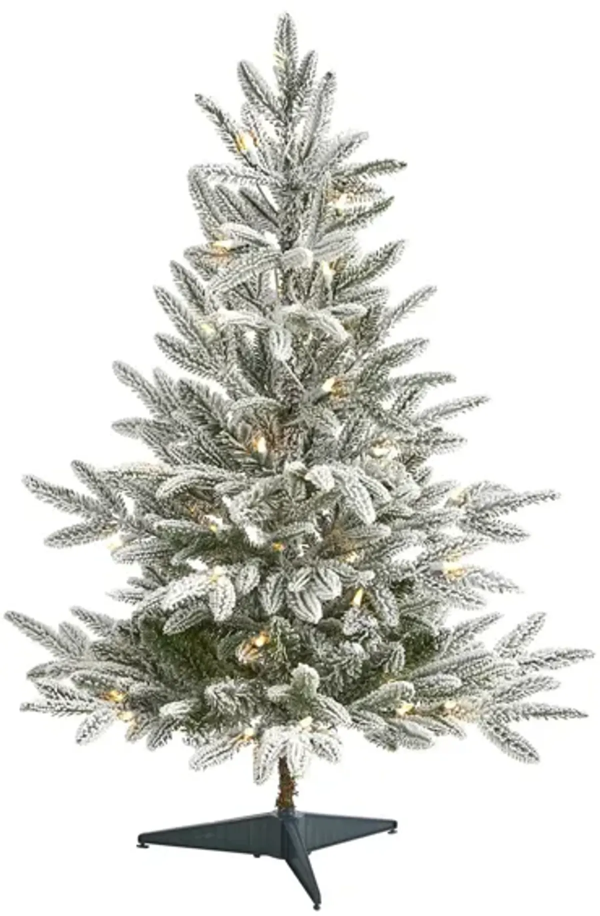 3ft. Pre-Lit Flocked Manchester Spruce Artificial Christmas Tree