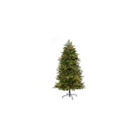 5.5ft. Pre-Lit Yukon Mountain Fir Artificial Christmas Tree in Green by Bellanest