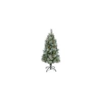 4ft. Pre-Lit Frosted Tip British Columbia Mountain Pine Artificial Christmas Tree in Green by Bellanest