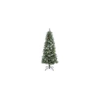6ft. Pre-Lit Frosted Tip British Columbia Mountain Pine Artificial Christmas Tree in Green by Bellanest