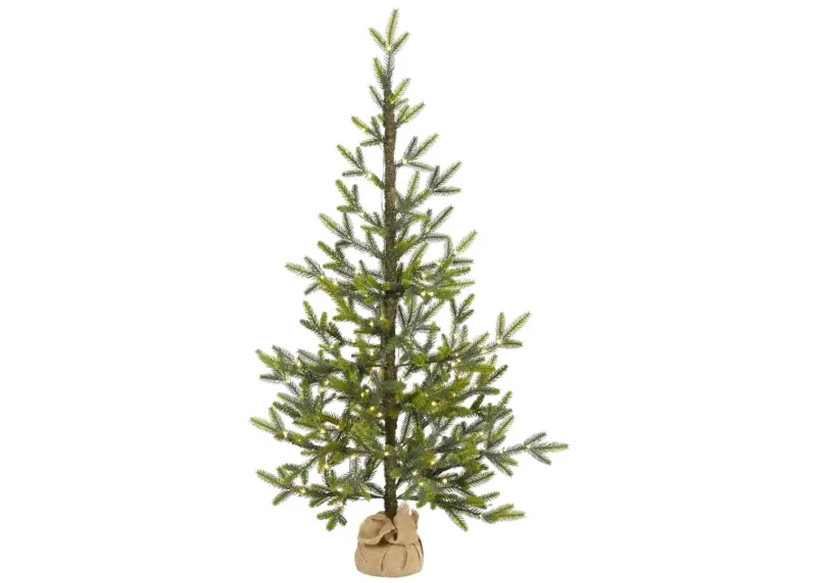 4ft. Pre-Lit Fraser Fir Artificial Christmas Tree in Green by Bellanest