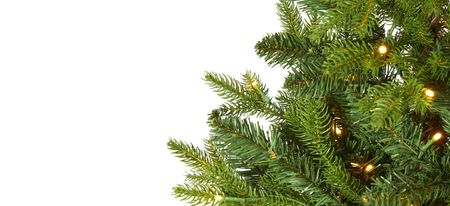 5ft. Pre-Lit Fraser Fir Artificial Christmas Tree in Green by Bellanest