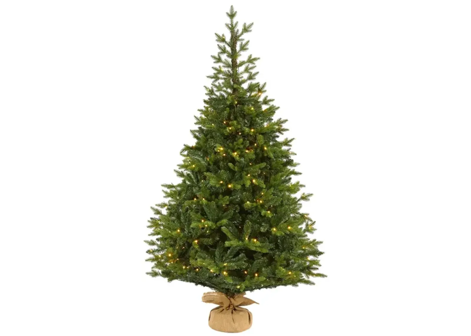 6ft. Pre-Lit Fraser Fir Artificial Christmas Tree in Green by Bellanest