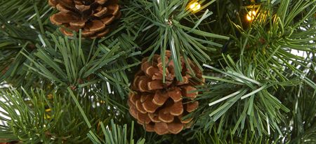 3ft. Pre-Lit Fraser Fir Artificial Christmas Tree in Green by Bellanest