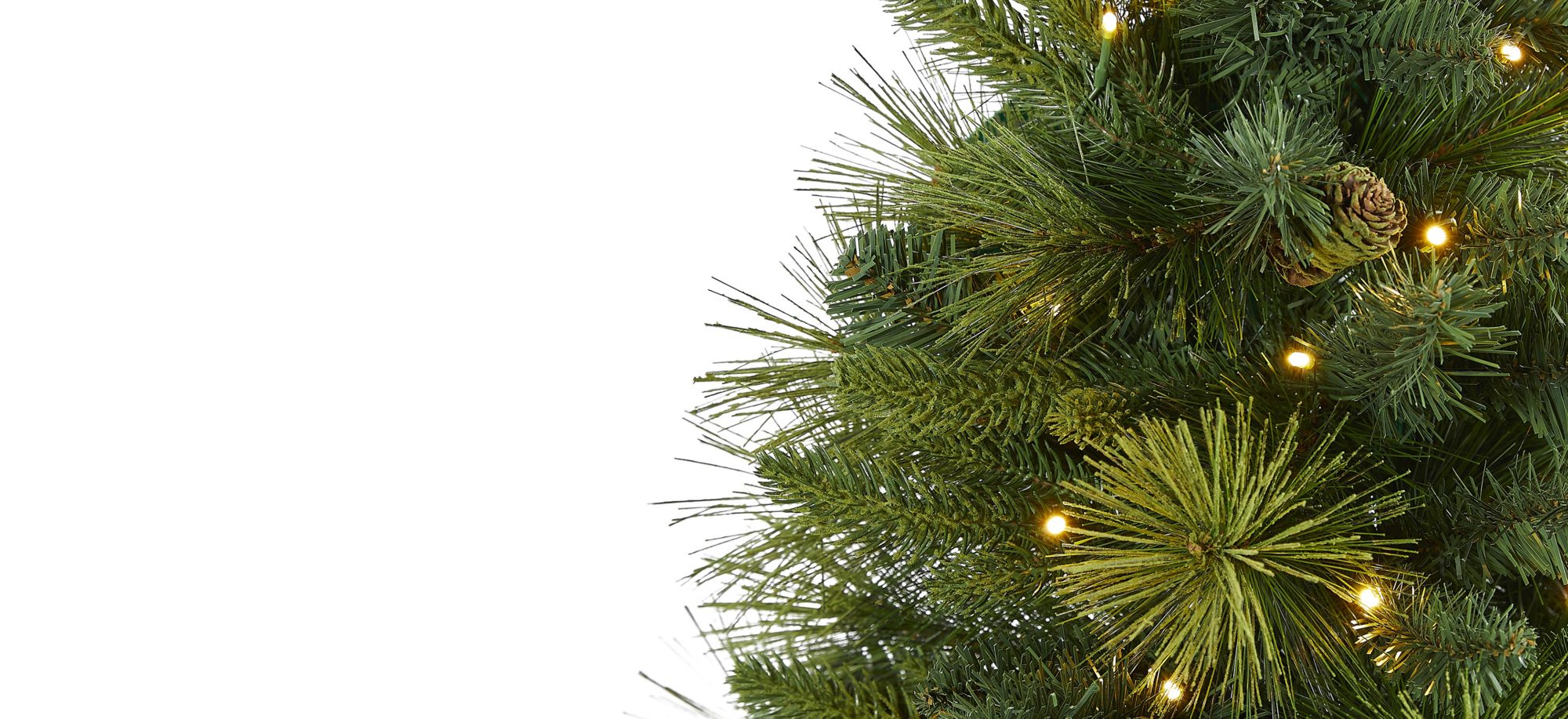 5ft. Pre-Lit North Carolina Mixed Pine Artificial Christmas Tree in Green by Bellanest