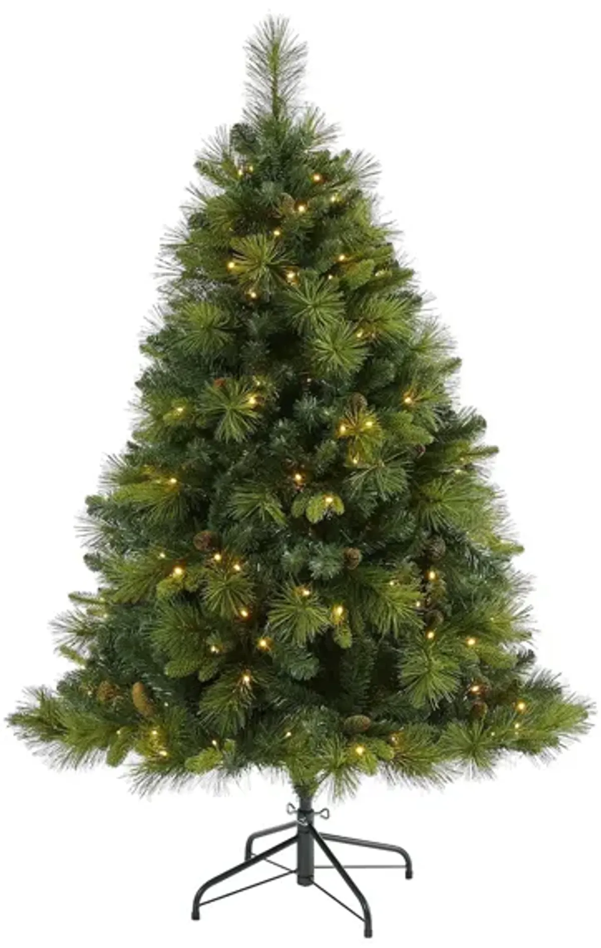5ft. Pre-Lit North Carolina Mixed Pine Artificial Christmas Tree