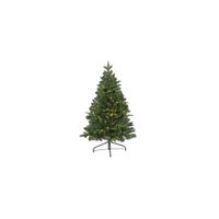4ft. Pre-Lit Grand Teton Spruce Flat Back Artificial Christmas Tree in Green by Bellanest