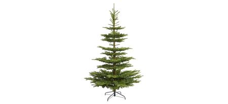 7.5ft. Layered Washington Spruce Artificial Christmas Tree in Green by Bellanest