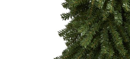 6ft. Grand Alpine Artificial Christmas Tree on Natural Trunk in Green by Bellanest
