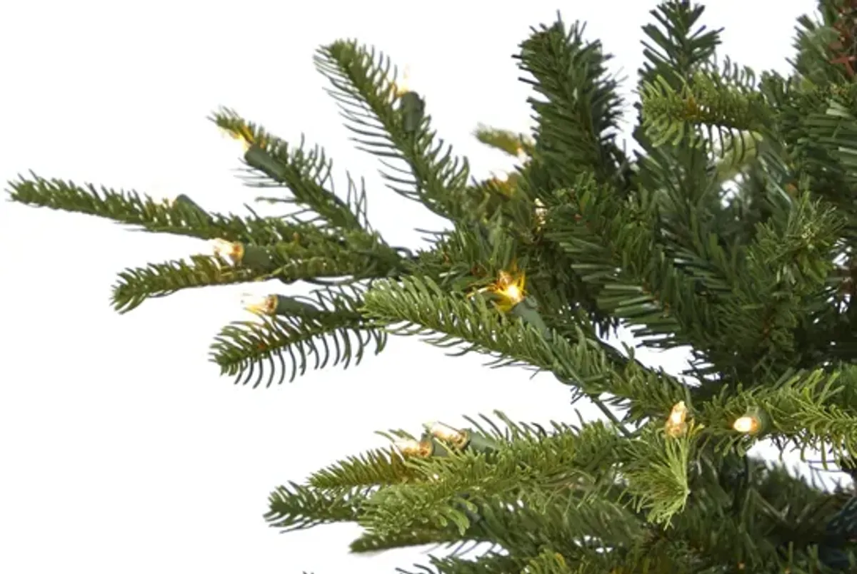 6ft. Pre-Lit Layered Washington Spruce Artificial Christmas Tree
