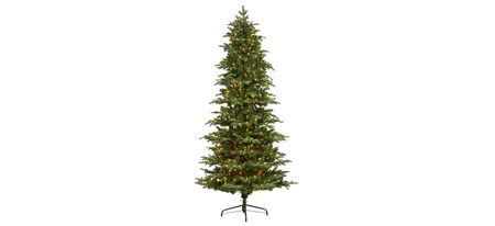 8ft. Pre-Lit South Carolina Fir Artificial Christmas Tree in Green by Bellanest