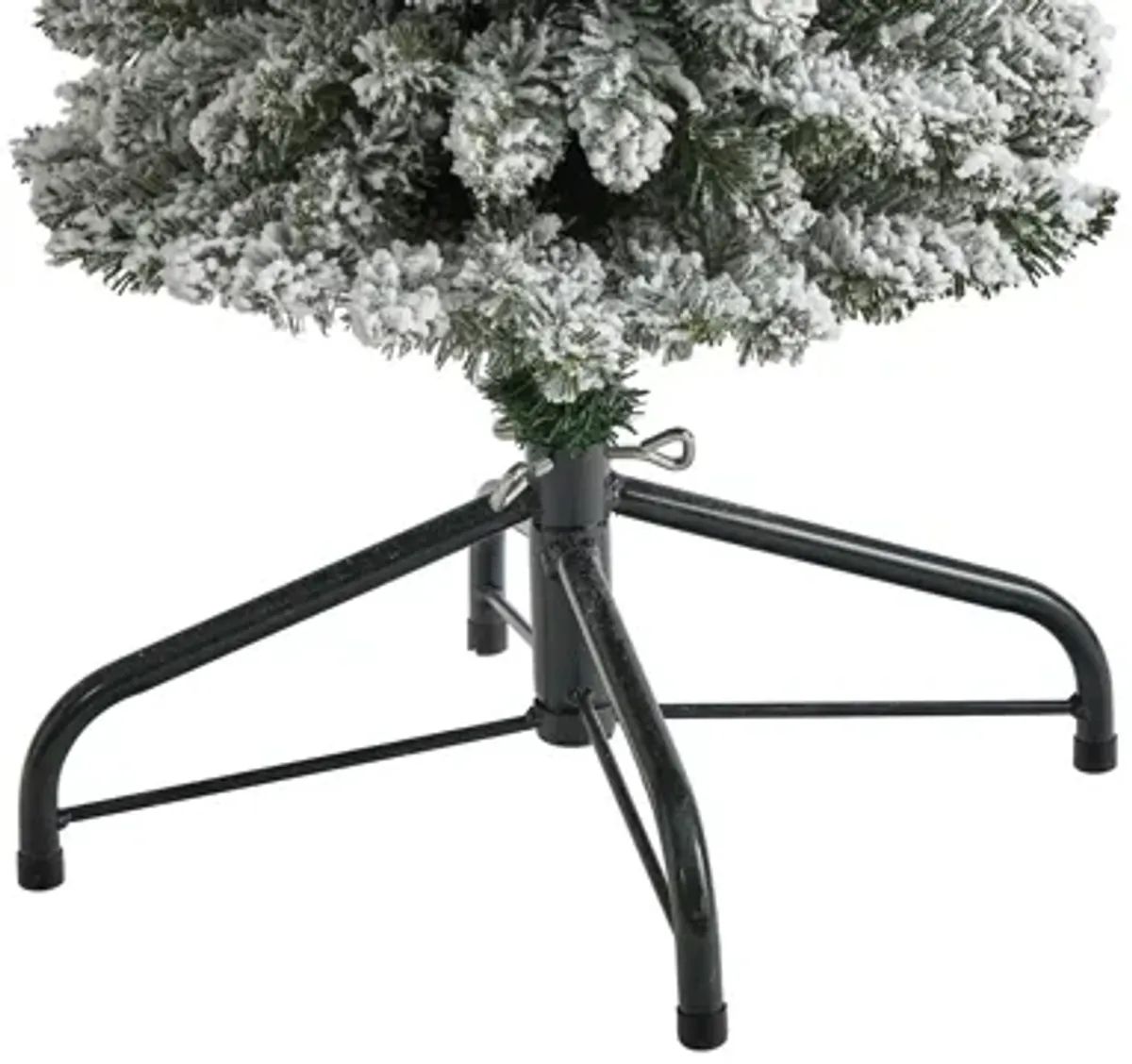 4ft. Pre-Lit Flocked Pencil Artificial Christmas Tree