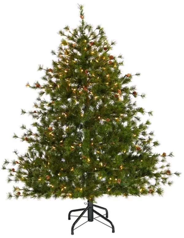 5ft. Pre-Lit Colorado Mountain Pine Artificial Christmas Tree
