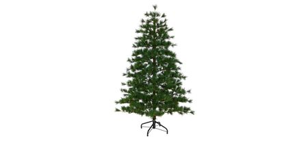 6ft. Yukon Mixed Pine Artificial Christmas Tree in Green by Bellanest
