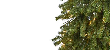 5ft. Pre-Lit Grand Alpine Artificial Christmas Tree in Green by Bellanest