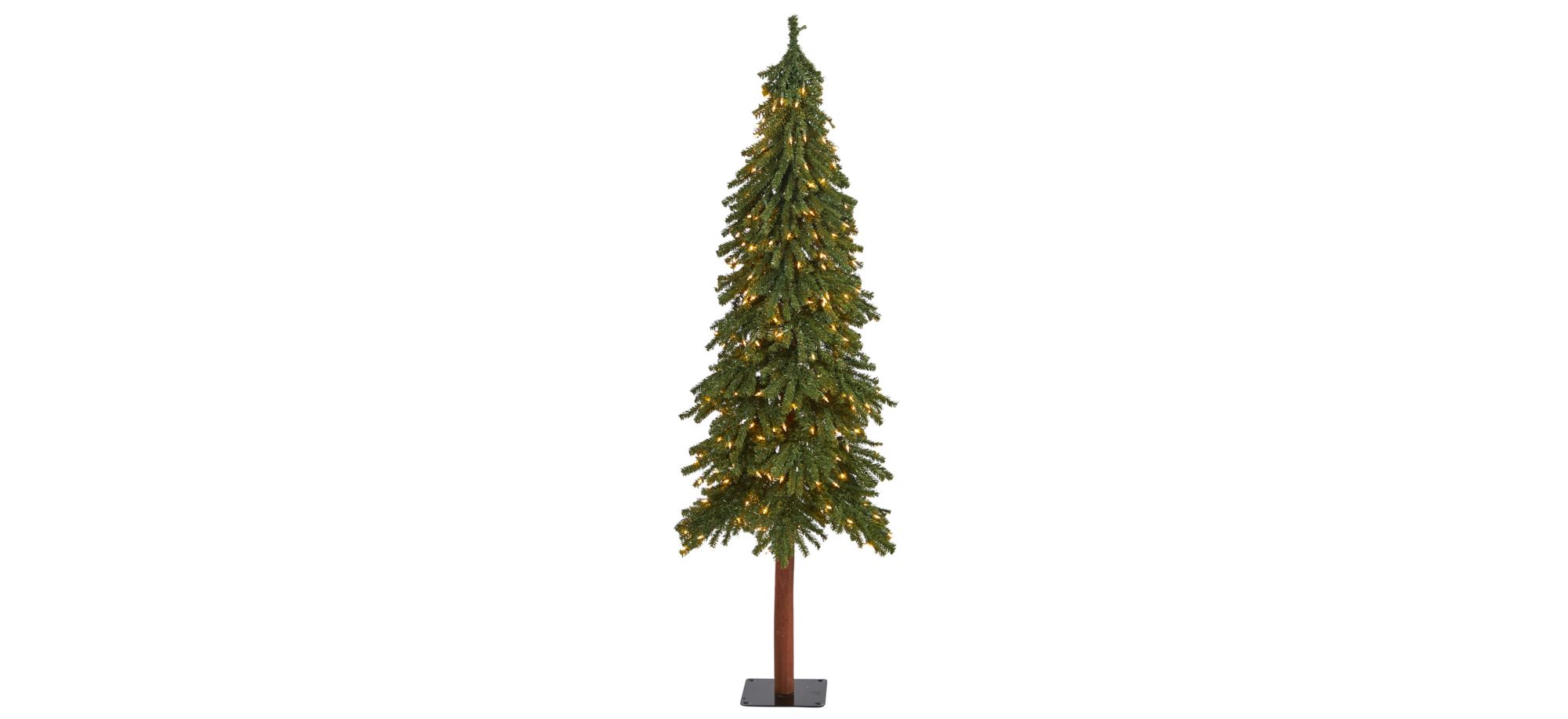 6ft. Pre-Lit Grand Alpine Artificial Christmas Tree in Green by Bellanest