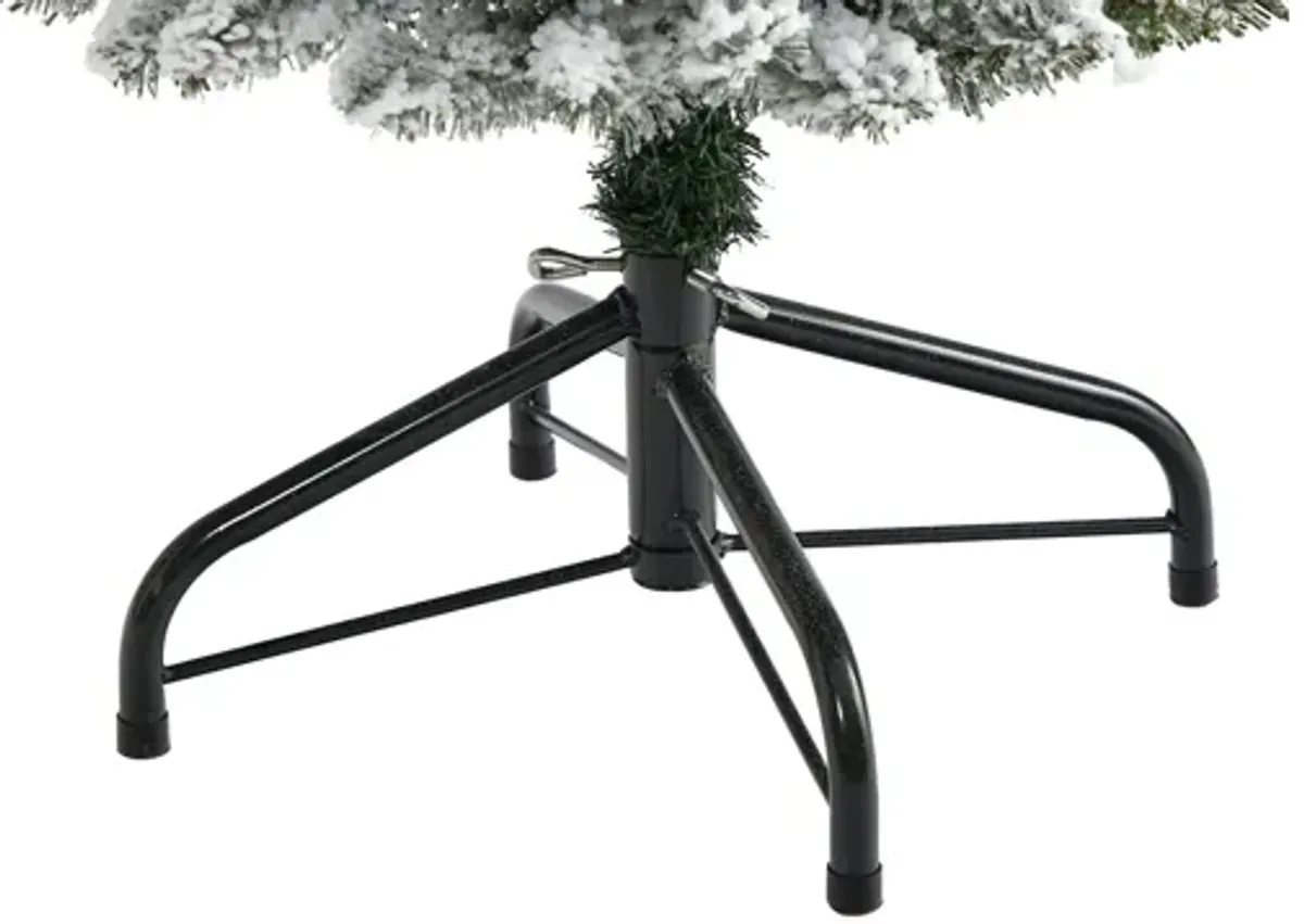 5ft. Flocked Pencil Artificial Christmas Tree