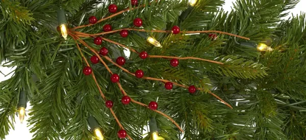 6ft. Pre-Lit Christmas Pine Artificial Garland