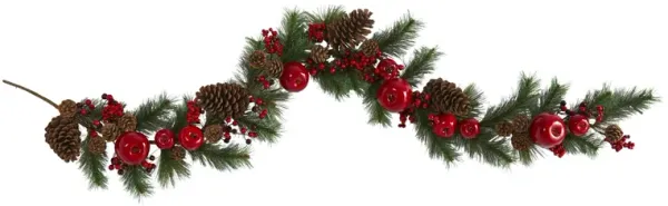 6ft. Apple, Berries and Pinecone Artificial Garland