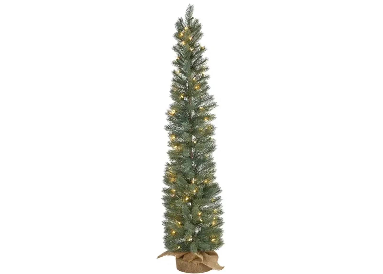 4ft. Pre-Lit Green Pine Artificial Christmas Tree in Green by Bellanest