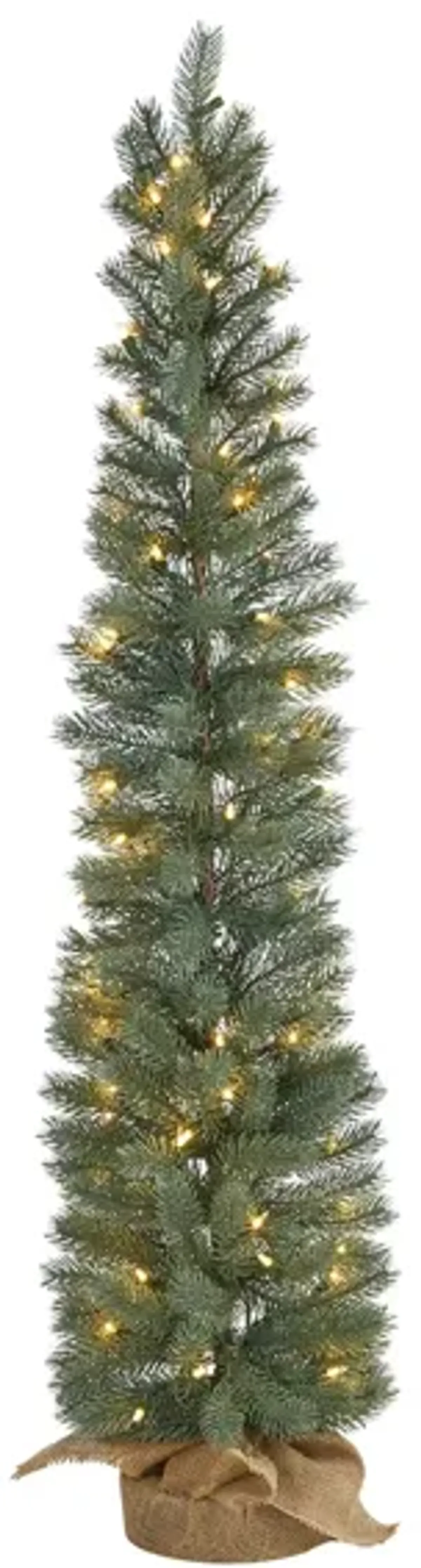 4ft. Pre-Lit Green Pine Artificial Christmas Tree in Green by Bellanest